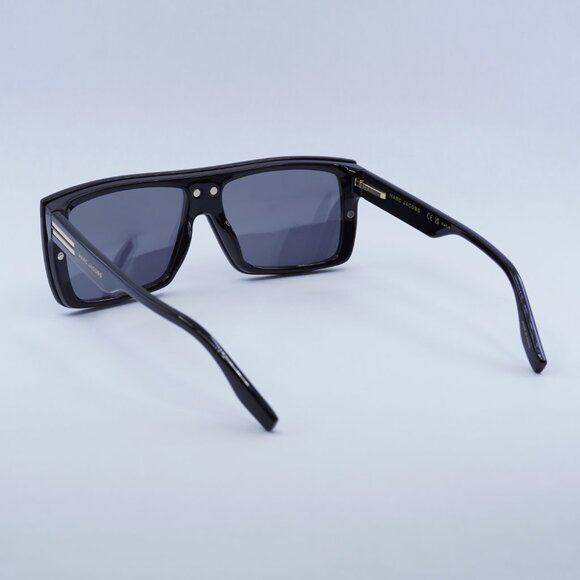 Marc Jacobs MARC 672/CS 003K IR Sunglasses White on Black Pattern Square Frame - Picture 7 of 12